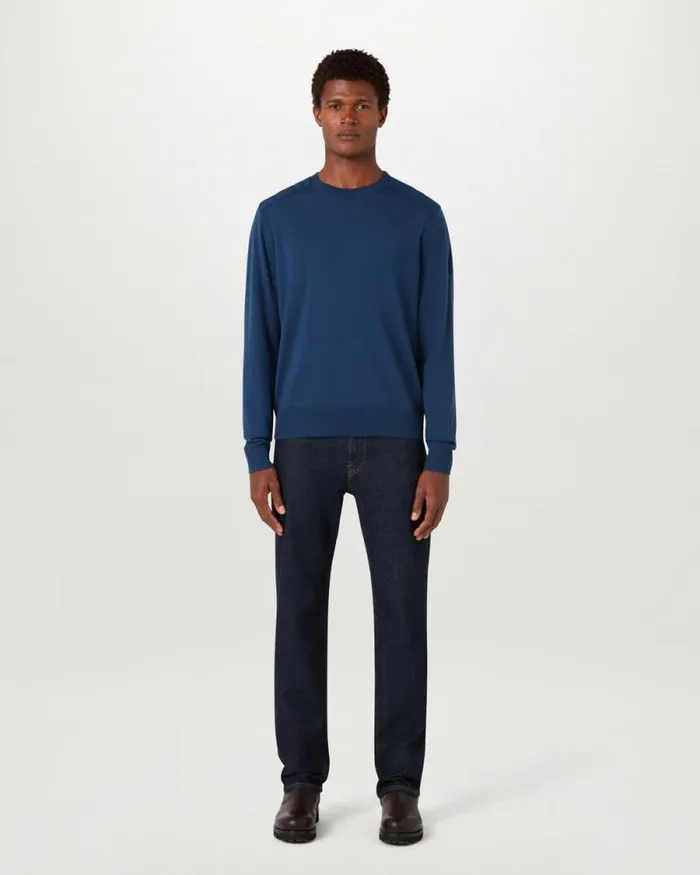 Knitwear Men Belstaff Kerrigan Crewneck Jumper Insignia Blue Knitwear Men Belstaff Kerrigan Crewneck Jumper Insignia Blue