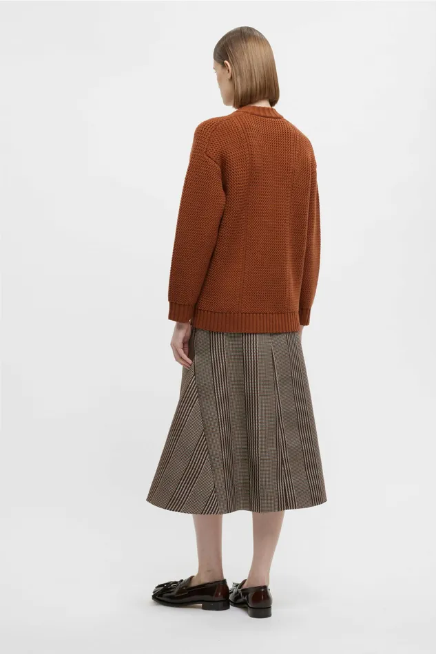 Knitwear Women Combey Knit In Caramel Cashfeel Emilia Wickstead