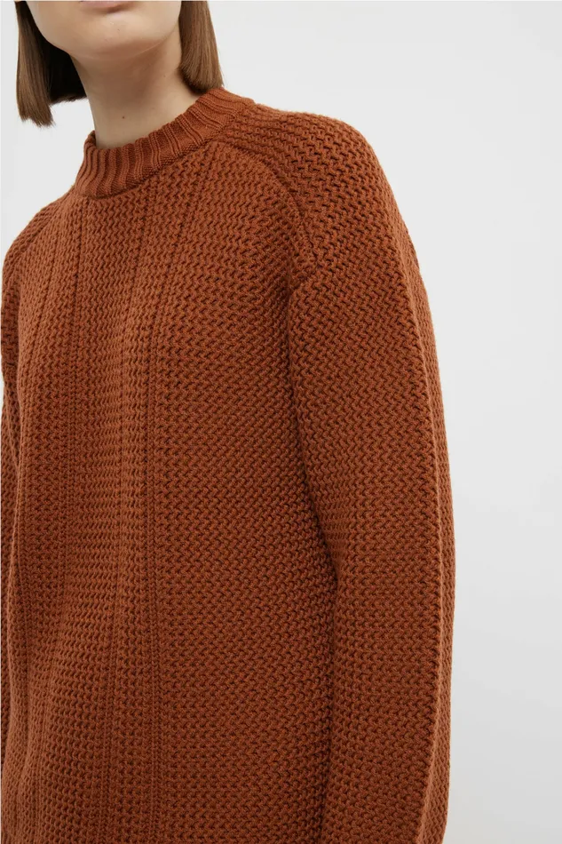 Knitwear Women Combey Knit In Caramel Cashfeel Emilia Wickstead