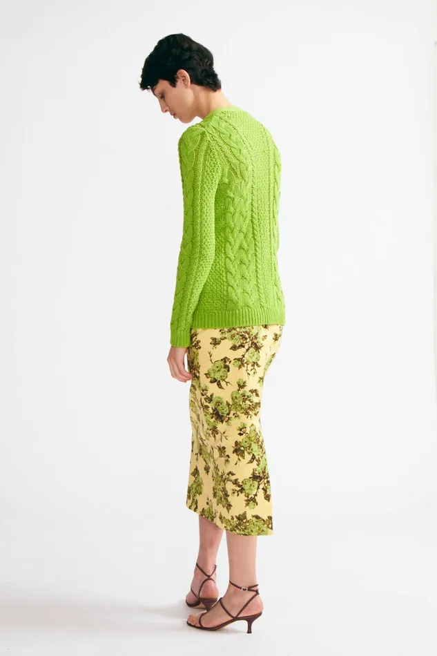 Knitwear Women Elmer Knit Cardigan In Green Emilia Wickstead