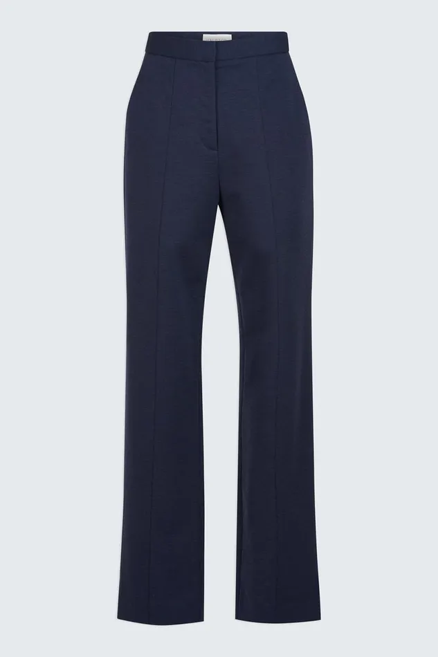 Knitwear Women Halston Collins Pant In Knit Suiting Midnight
