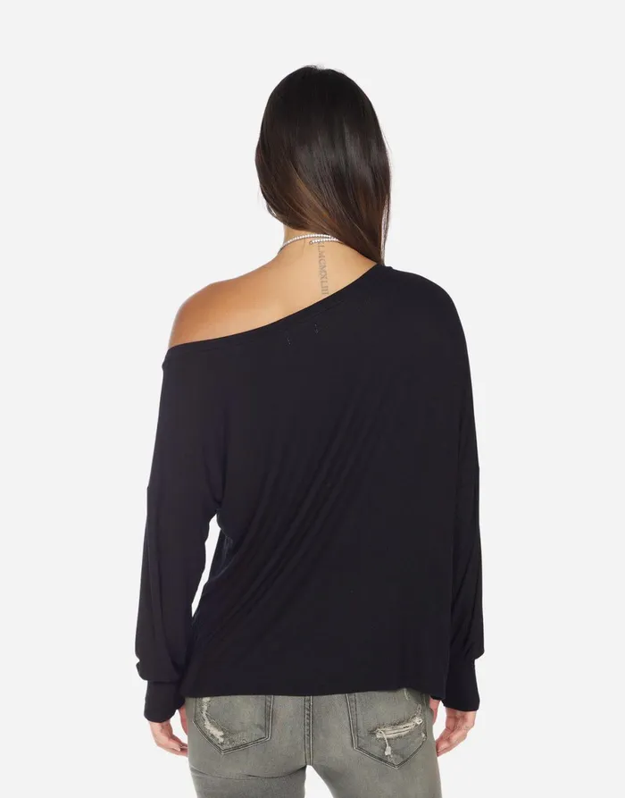 Krista Rock Star Butterfly Black Women039s Lauren Moshi Long Sleeve