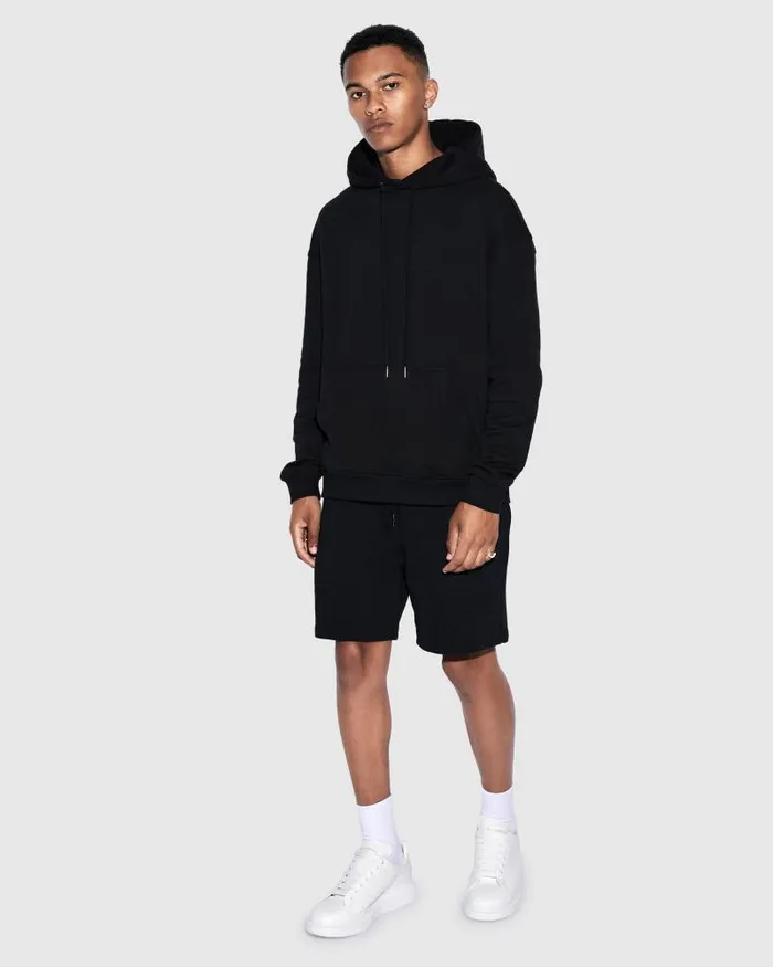 Ksubi 4 X 4 Biggie Hoodie Jet Black Mens Sweats