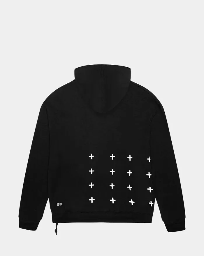 Ksubi 4 X 4 Biggie Hoodie Jet Black Mens Sweats