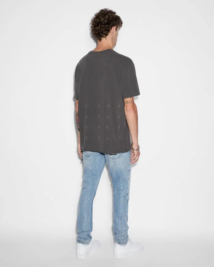 Ksubi Apex Biggie Ss Tee Faded Black Mens TShirts