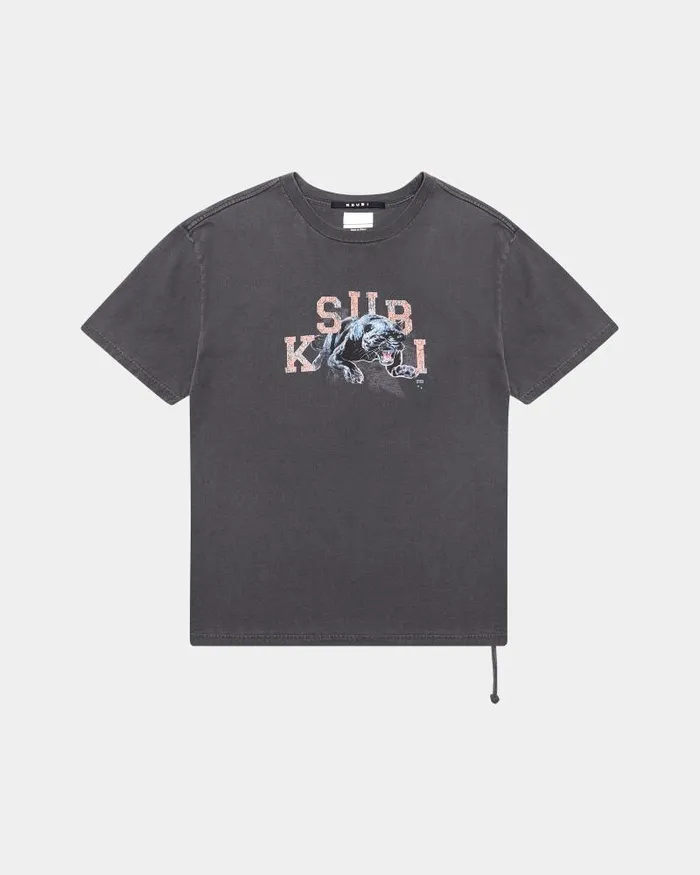 Ksubi Apex Biggie Ss Tee Faded Black Mens TShirts
