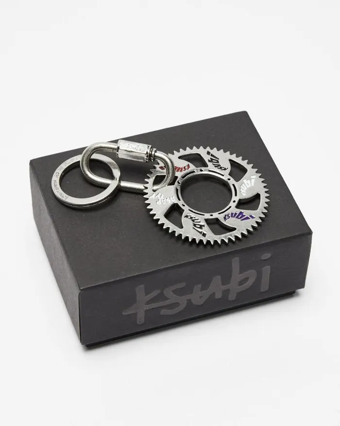Ksubi Asap Tyy Moto Key Ring WomensMens Key Rings