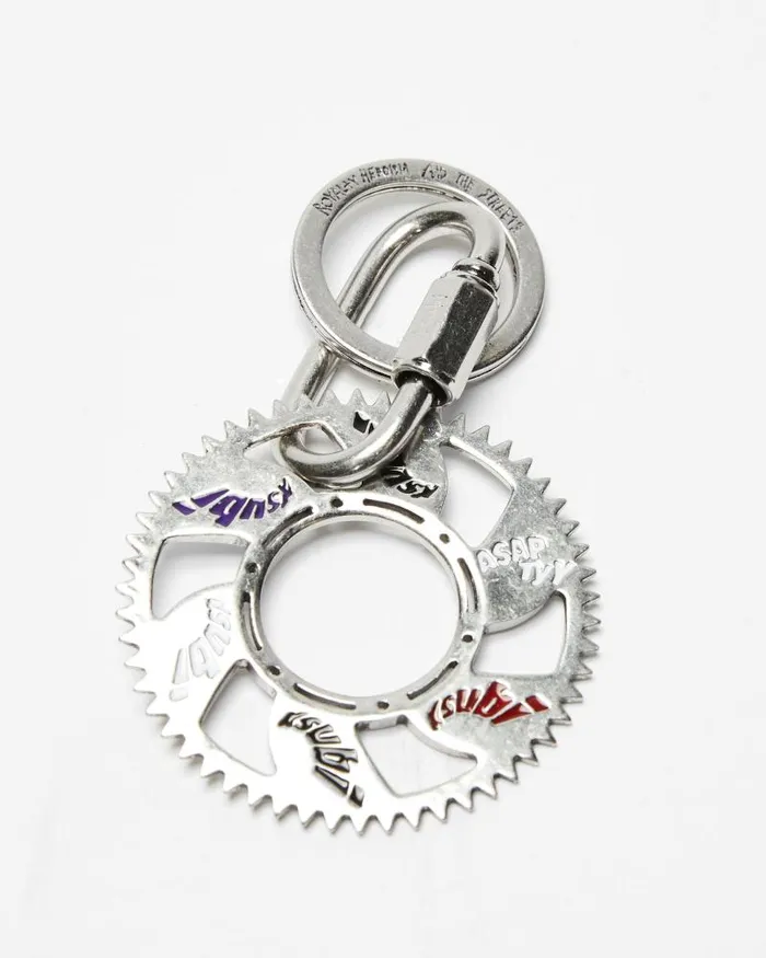 Ksubi Asap Tyy Moto Key Ring WomensMens Key Rings