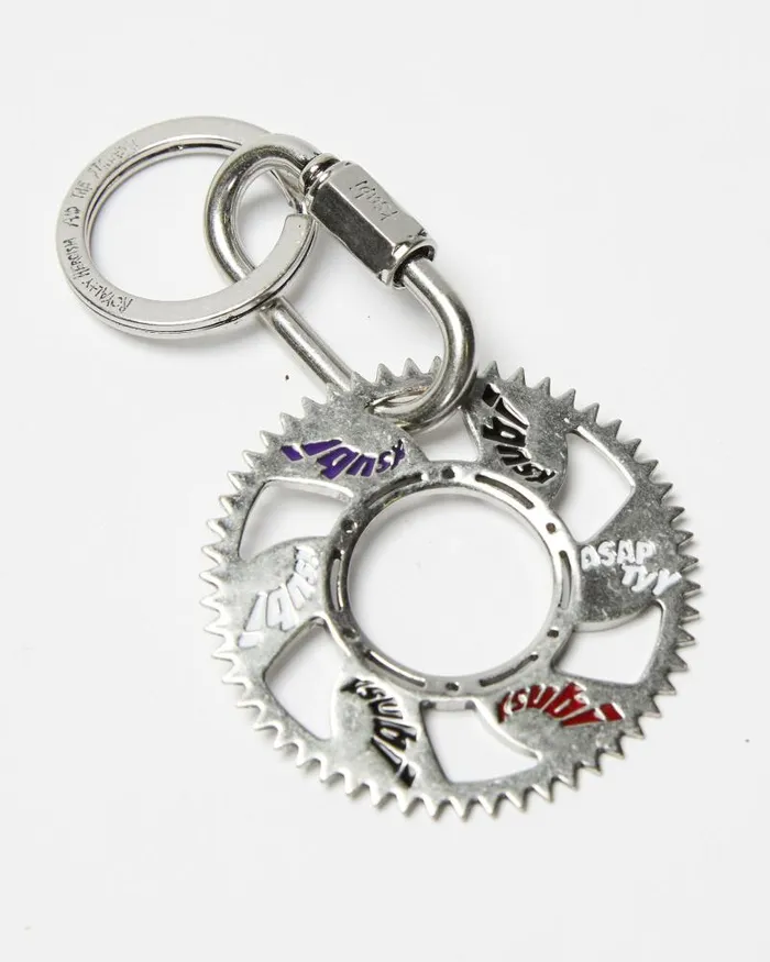 Ksubi Asap Tyy Moto Key Ring WomensMens Key Rings