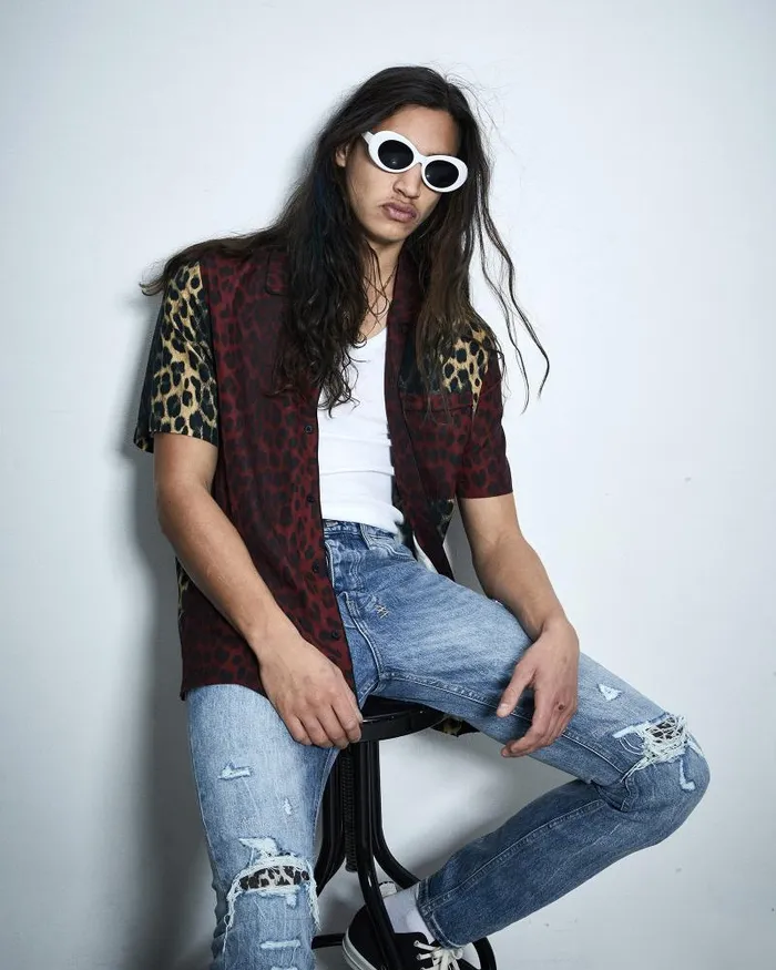 Ksubi Big Kat Resort Ss Shirt 2 Tone Mens Shirts