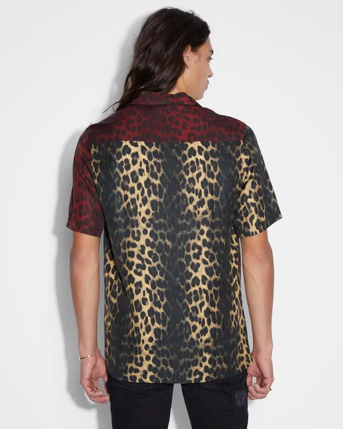 Ksubi Big Kat Resort Ss Shirt 2 Tone Mens Shirts