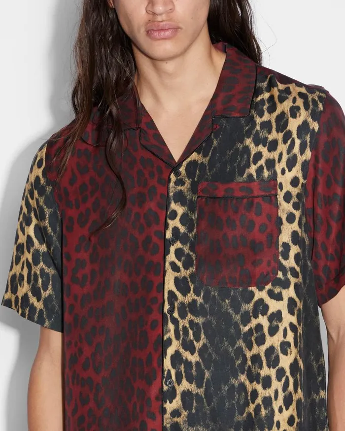 Ksubi Big Kat Resort Ss Shirt 2 Tone Mens Shirts