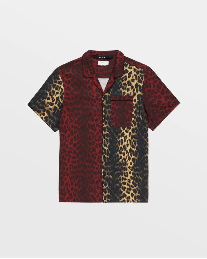 Ksubi Big Kat Resort Ss Shirt 2 Tone Mens Shirts