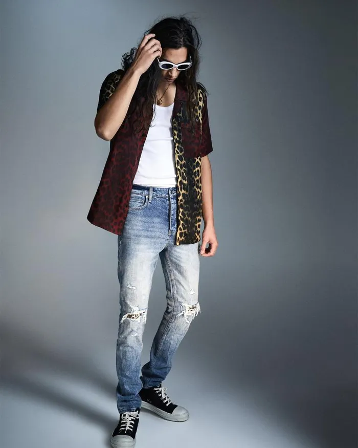 Ksubi Big Kat Resort Ss Shirt 2 Tone Mens Shirts