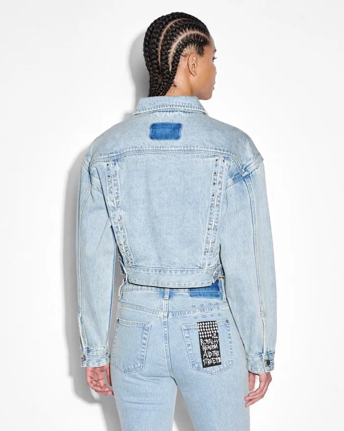 Ksubi Billie Jacket Dove Laced Womens Jackets