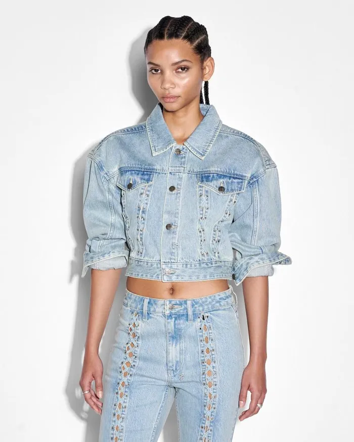 Ksubi Billie Jacket Dove Laced Womens Jackets