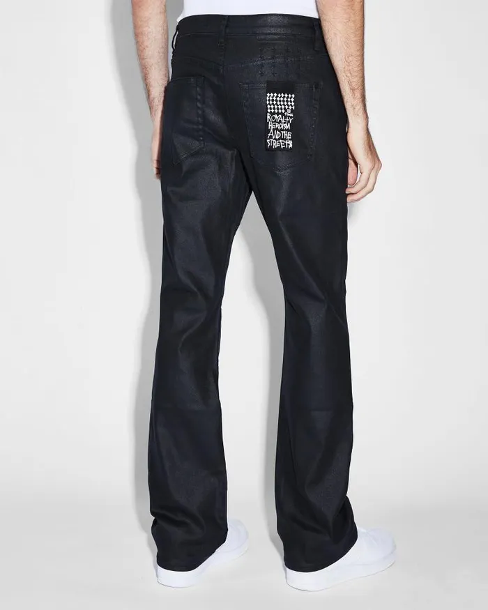 Ksubi Bronko Black Wax Mens Bootcut