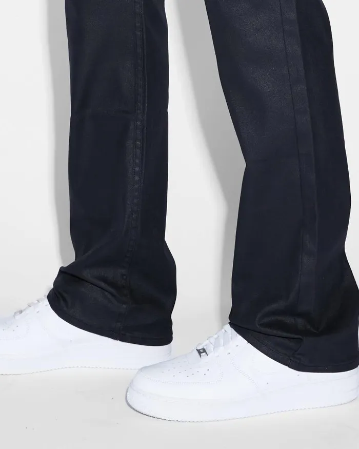 Ksubi Bronko Black Wax Mens Bootcut