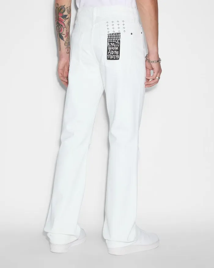 Ksubi Bronko Polar Trashed Mens Bootcut