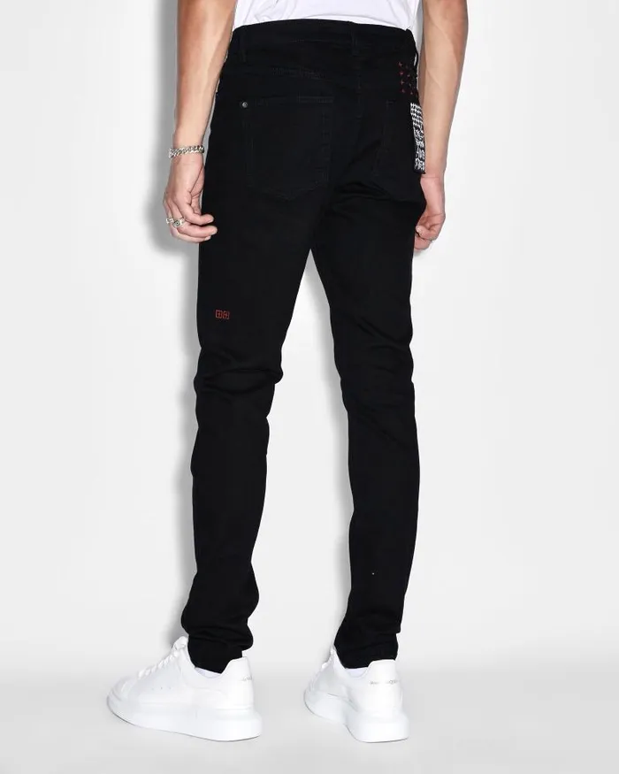 Ksubi Chitch Laid Black Mens Skinny