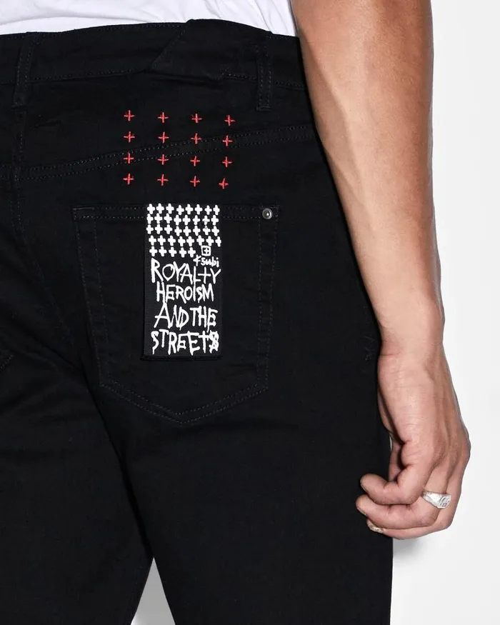 Ksubi Chitch Laid Black Mens Skinny