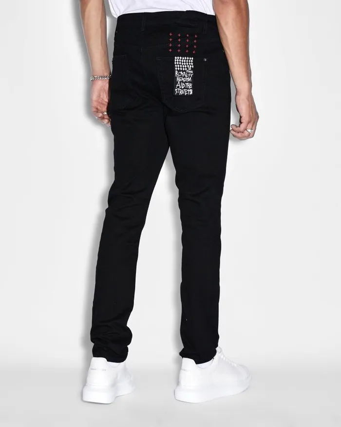 Ksubi Chitch Laid Black Mens Skinny