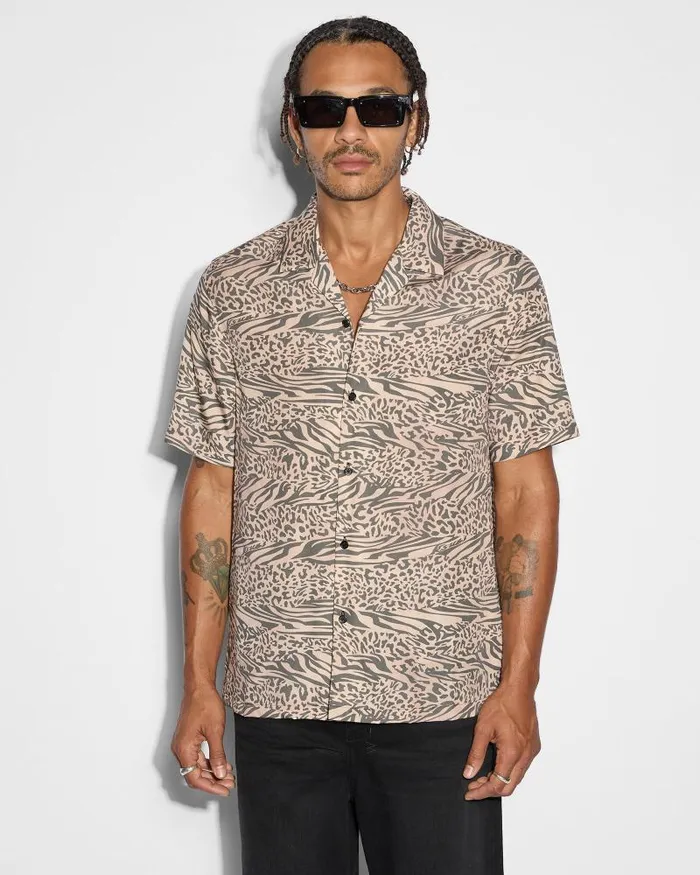 Ksubi Confused Resort Ss Shirt Leo Mens Shirts