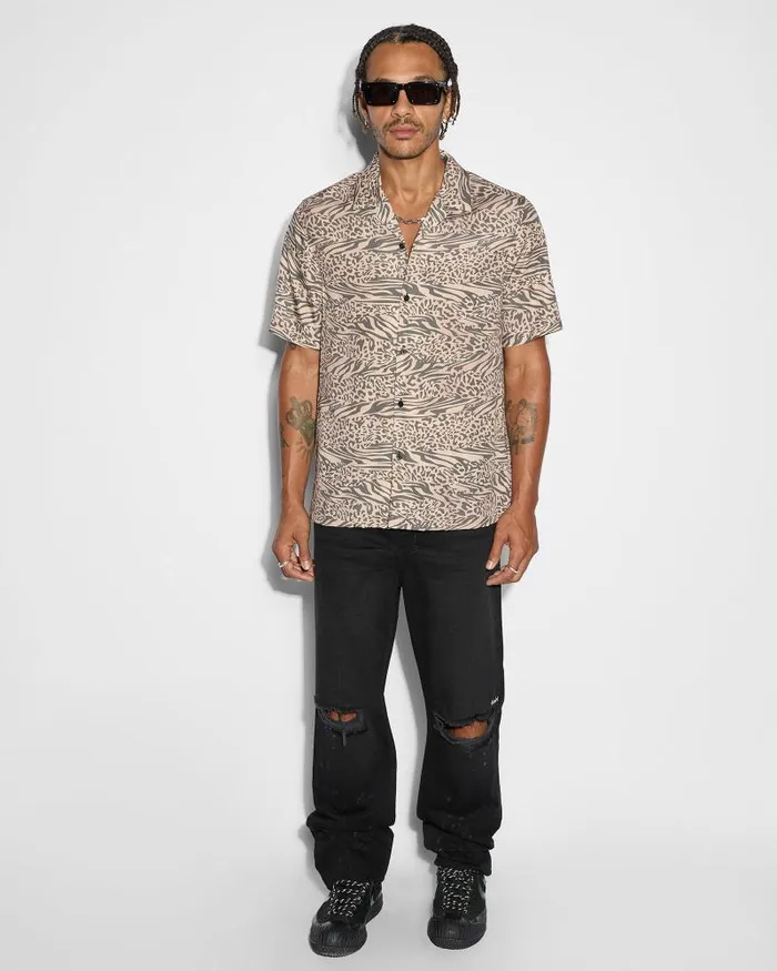 Ksubi Confused Resort Ss Shirt Leo Mens Shirts