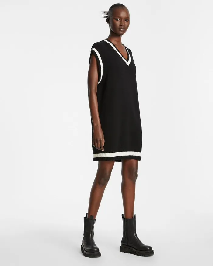 Ksubi Cross Dollar Knit Dress Black Womens Dresses