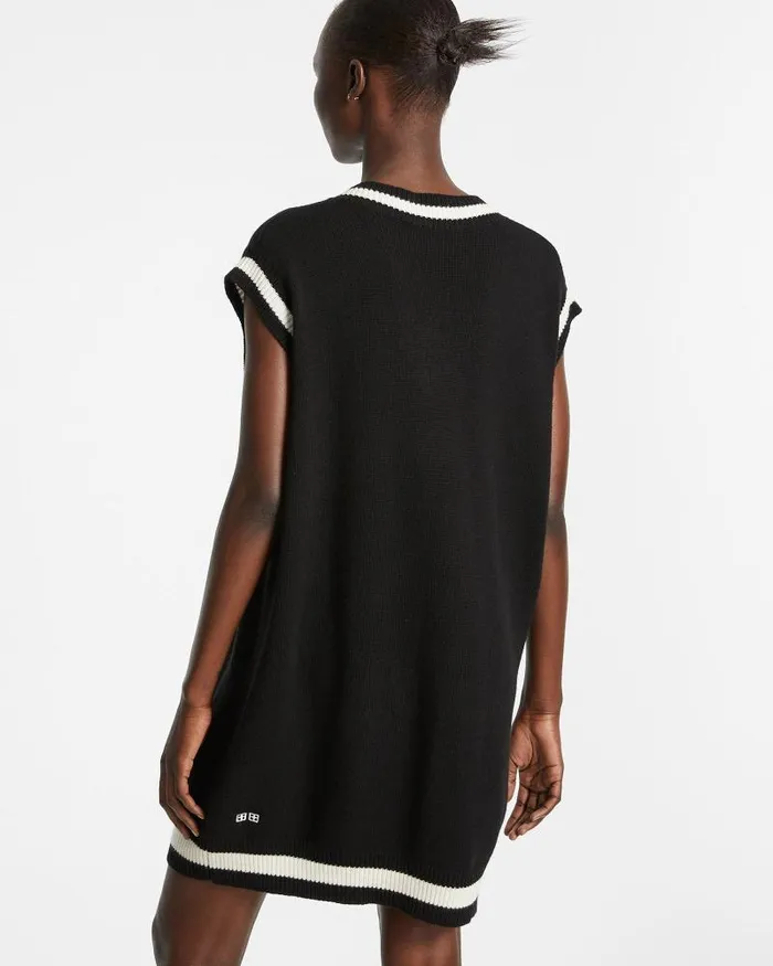 Ksubi Cross Dollar Knit Dress Black Womens Dresses
