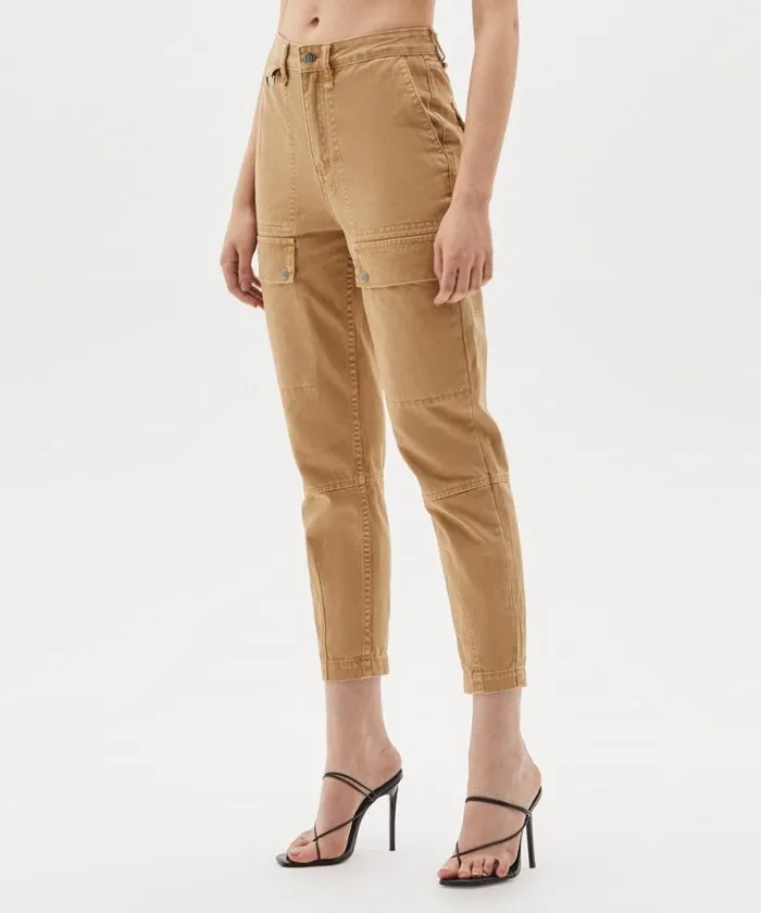 Ksubi Feedback Cargo Pant Tan Womens Pants