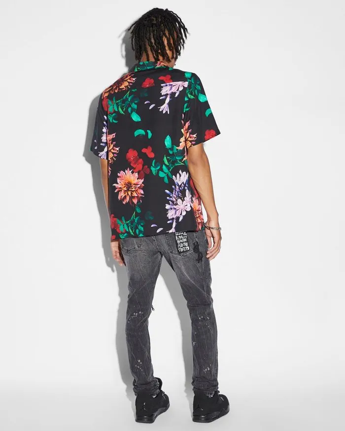Ksubi Flowa Resort Ss Shirt Multi Mens Shirts