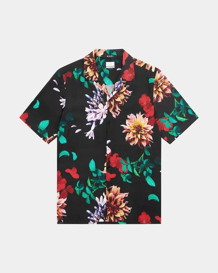 Ksubi Flowa Resort Ss Shirt Multi Mens Shirts