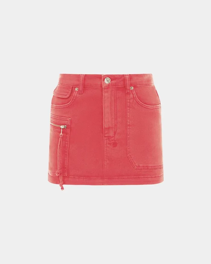 Ksubi Low Rider Mini Roasted Womens Denim Skirts