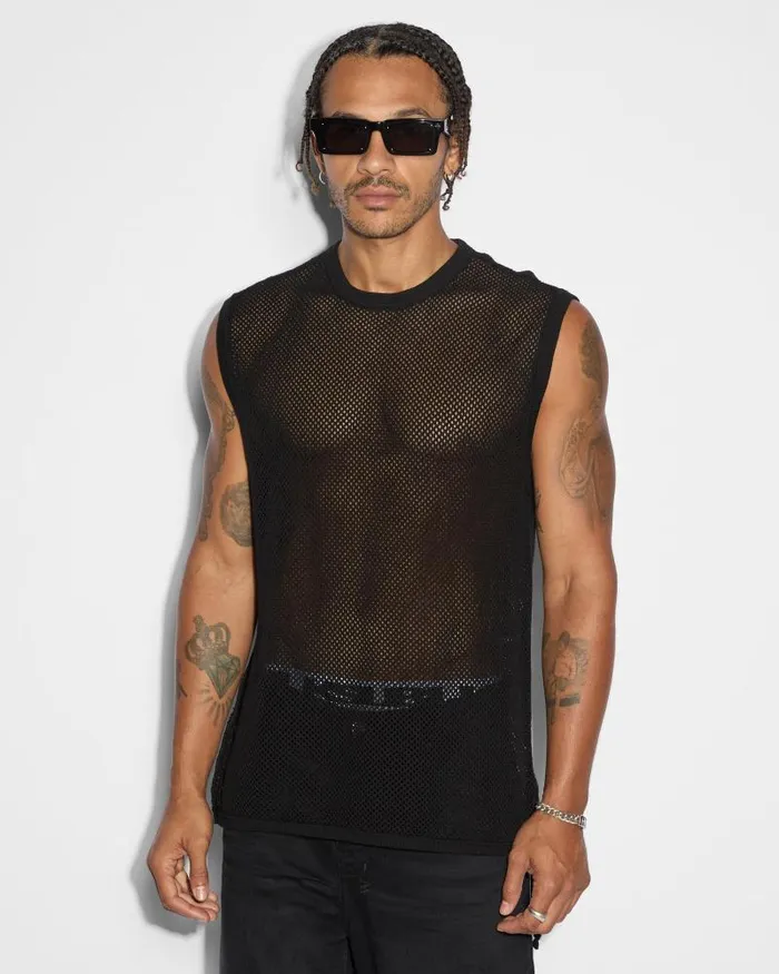 Ksubi Networth Tank Black Mens TShirts
