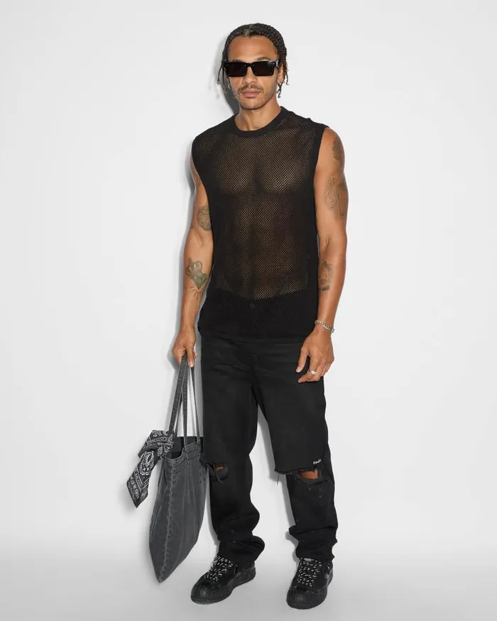 Ksubi Networth Tank Black Mens TShirts