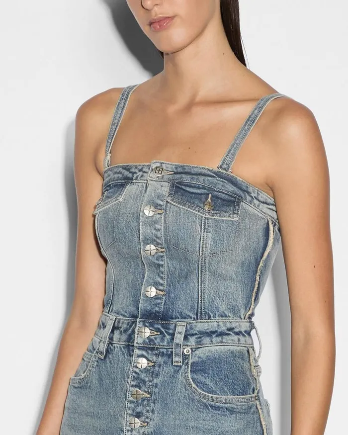 Ksubi Paloma Dress Frayed Womens Dresses