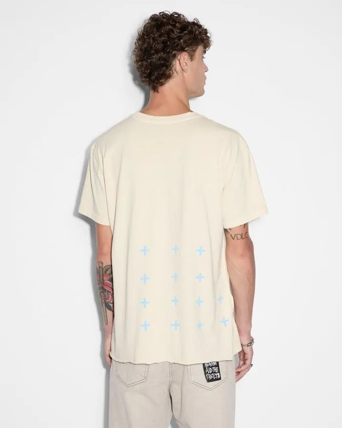 Ksubi Paradise Biggie Ss Tee Dusty Desert Mens TShirts
