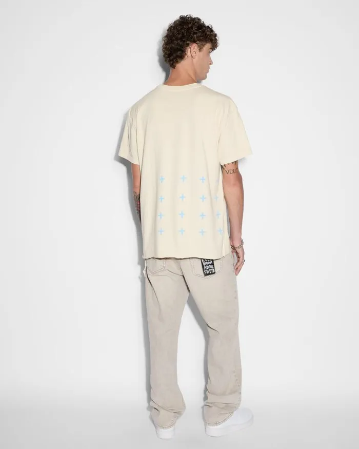 Ksubi Paradise Biggie Ss Tee Dusty Desert Mens TShirts