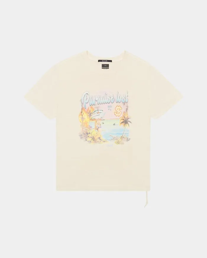Ksubi Paradise Biggie Ss Tee Dusty Desert Mens TShirts