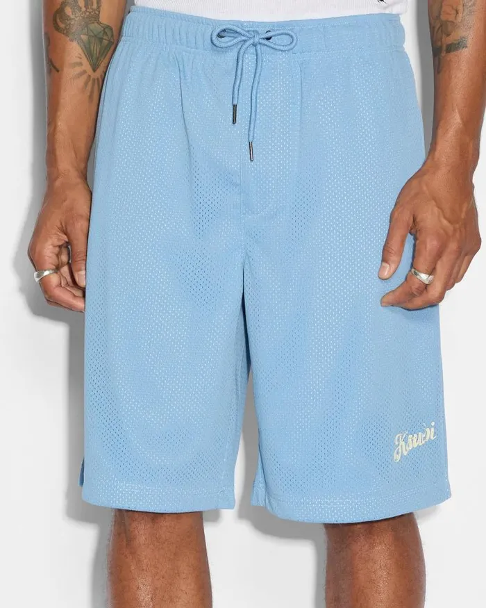Ksubi Roll Mesh Short Blue Mens Shorts