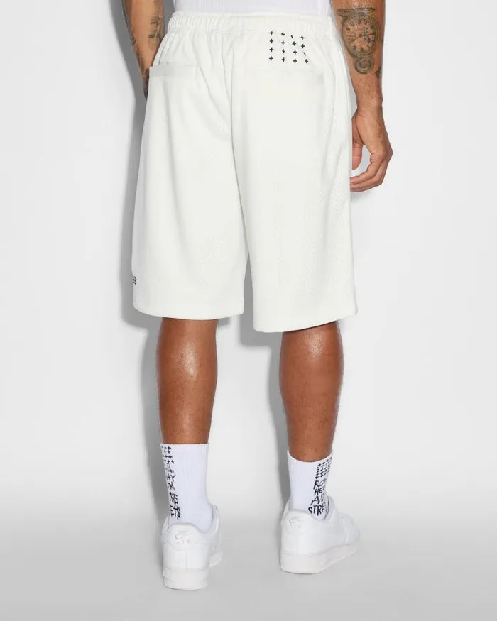 Ksubi Roll Mesh Short White Mens Shorts