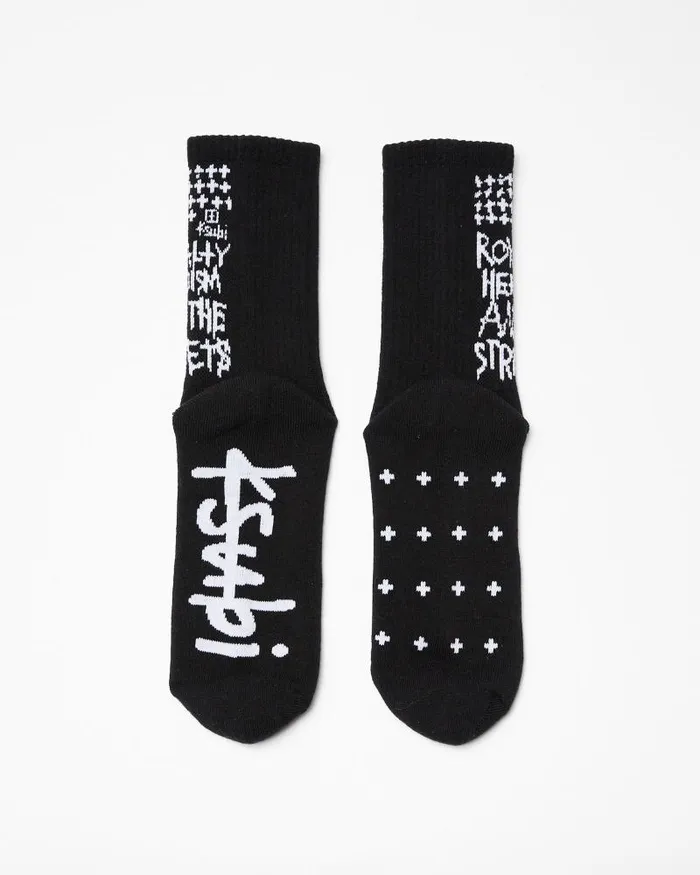 Ksubi Royalty Ksocks Blackwhite WomensMens Socks