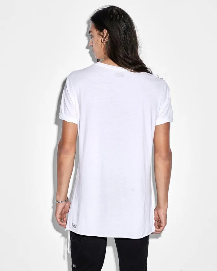 Ksubi Seeing Lines Ss Tee White Mens TShirts