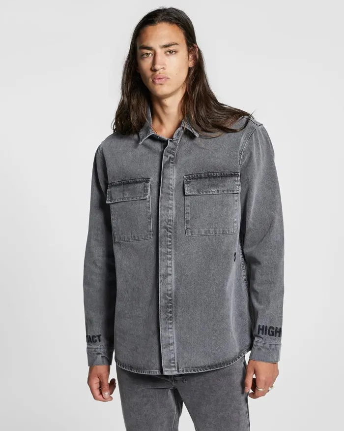 Ksubi Snakebite Ls Shirt Hardwire Mens Shirts