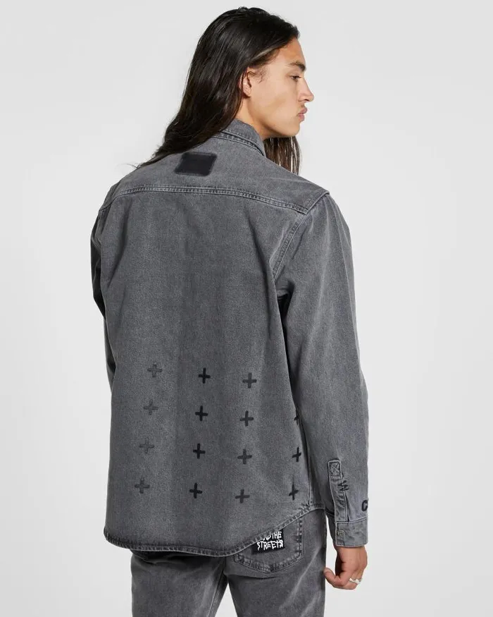 Ksubi Snakebite Ls Shirt Hardwire Mens Shirts