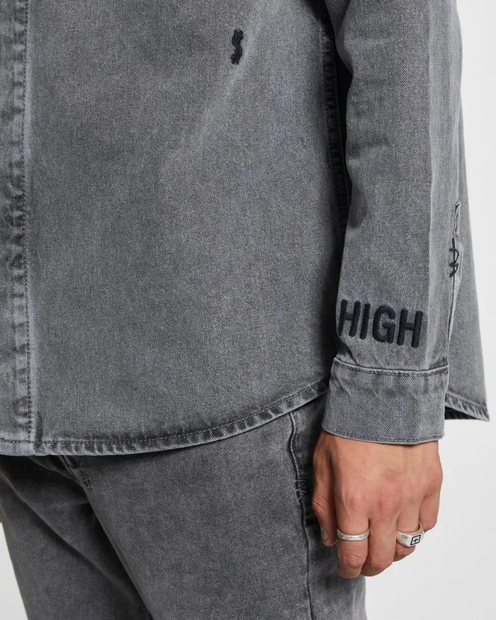 Ksubi Snakebite Ls Shirt Hardwire Mens Shirts