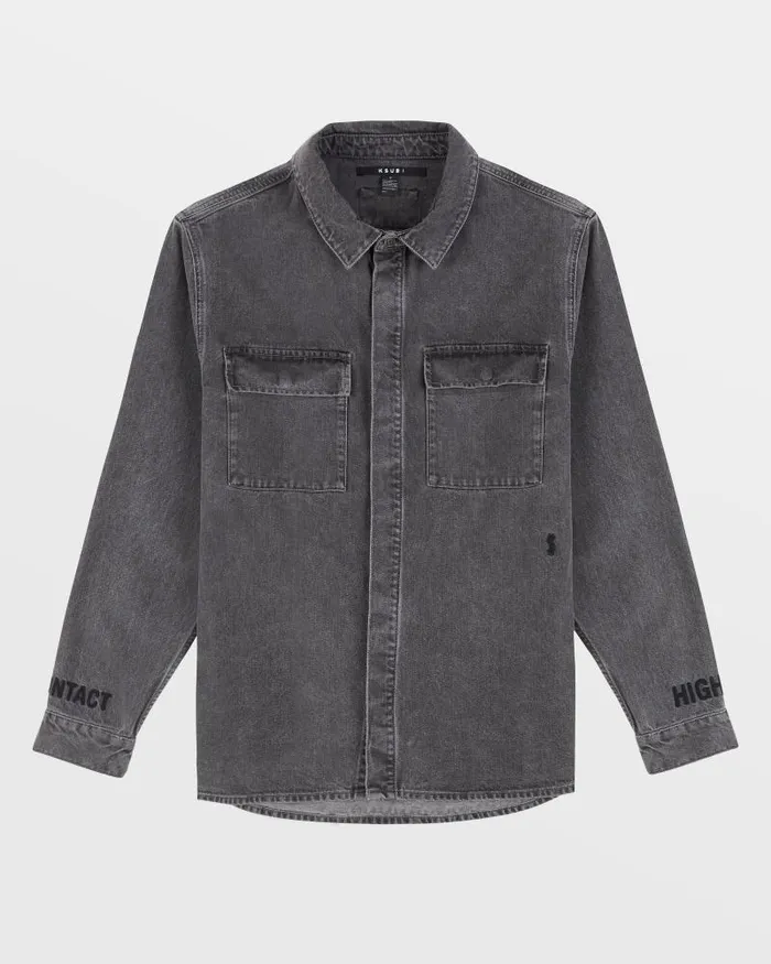 Ksubi Snakebite Ls Shirt Hardwire Mens Shirts