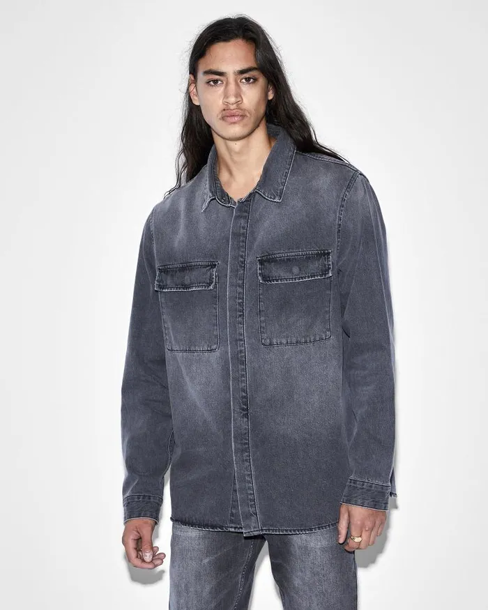 Ksubi Snakebite Shirt Skar Ticket Mens Shirts