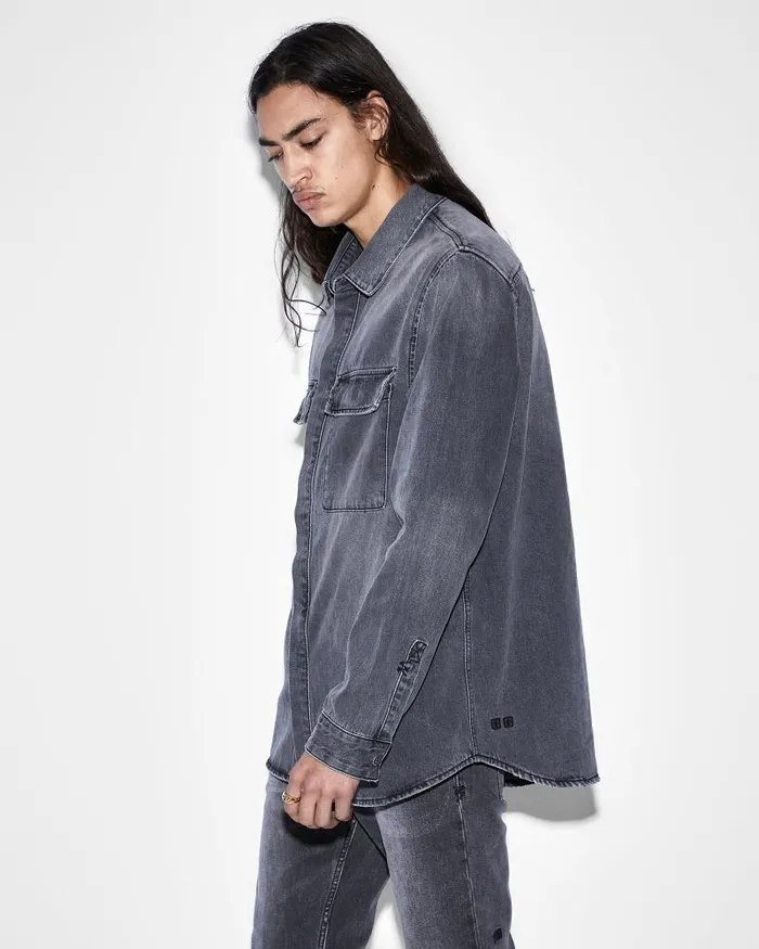 Ksubi Snakebite Shirt Skar Ticket Mens Shirts